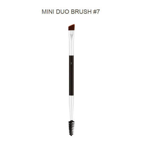 Professional Dual Sided Duo Brow Brush 12# 15# 7# 20# Eyebrow Enhancer Angled Eyebrow Brush + Comb Beauty Makeup Tool 1PCS