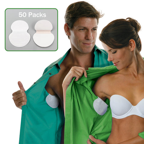 50 Packs Deodorants Stickers Absorbing