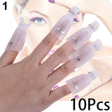 10pcs/set Manicure Cap Clip Tools