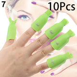 10pcs/set Manicure Cap Clip Tools