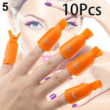 10pcs/set Manicure Cap Clip Tools