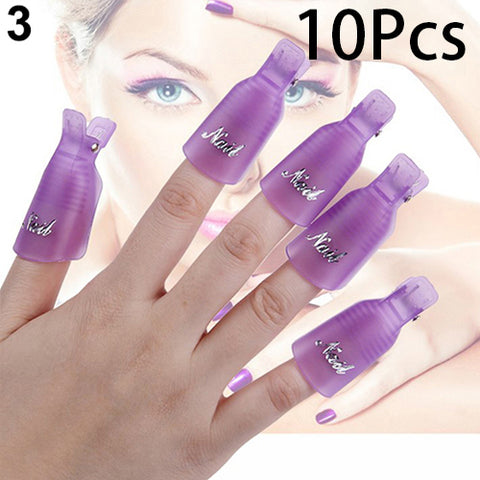 10pcs/set Manicure Cap Clip Tools