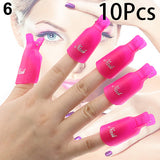10pcs/set Manicure Cap Clip Tools