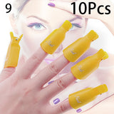 10pcs/set Manicure Cap Clip Tools