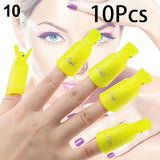 10pcs/set Manicure Cap Clip Tools