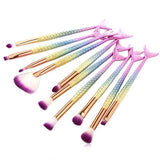 E11 - 10pcs Brush Withe Bag
